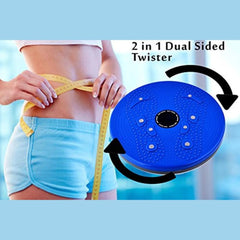 Tummy Twister | Twisting Waist Disc | Waist Trimmer | Fat Burner | Aerobic Exercise Foot Exercise Fitness Twister | Fat Buster | Perfect Home Gym Equipment for Men & Women GenzVybs