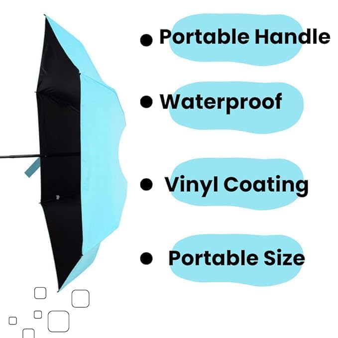 UV Protection Mini Tablet Umbrella | Capsule Umbrella For Rain Windproof & Sun Protection Features, 4 Folding Compact Capsule Case For Men, Women, Kids GenzVybs